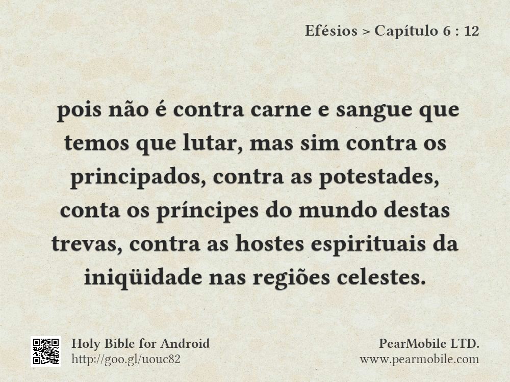 Efésios, Capítulo 6:12
